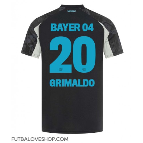 Dres Bayer Leverkusen Alejandro Grimaldo #20 Tretina 2024-25 Krátky Rukáv